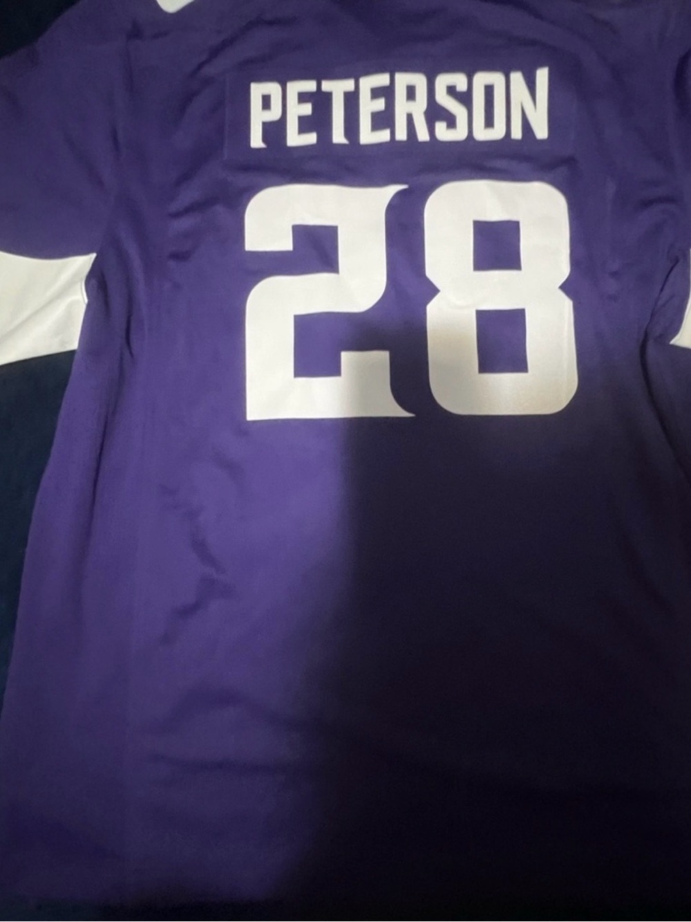 NFL Purple Peterson 28 Men's Football Jersey NEW